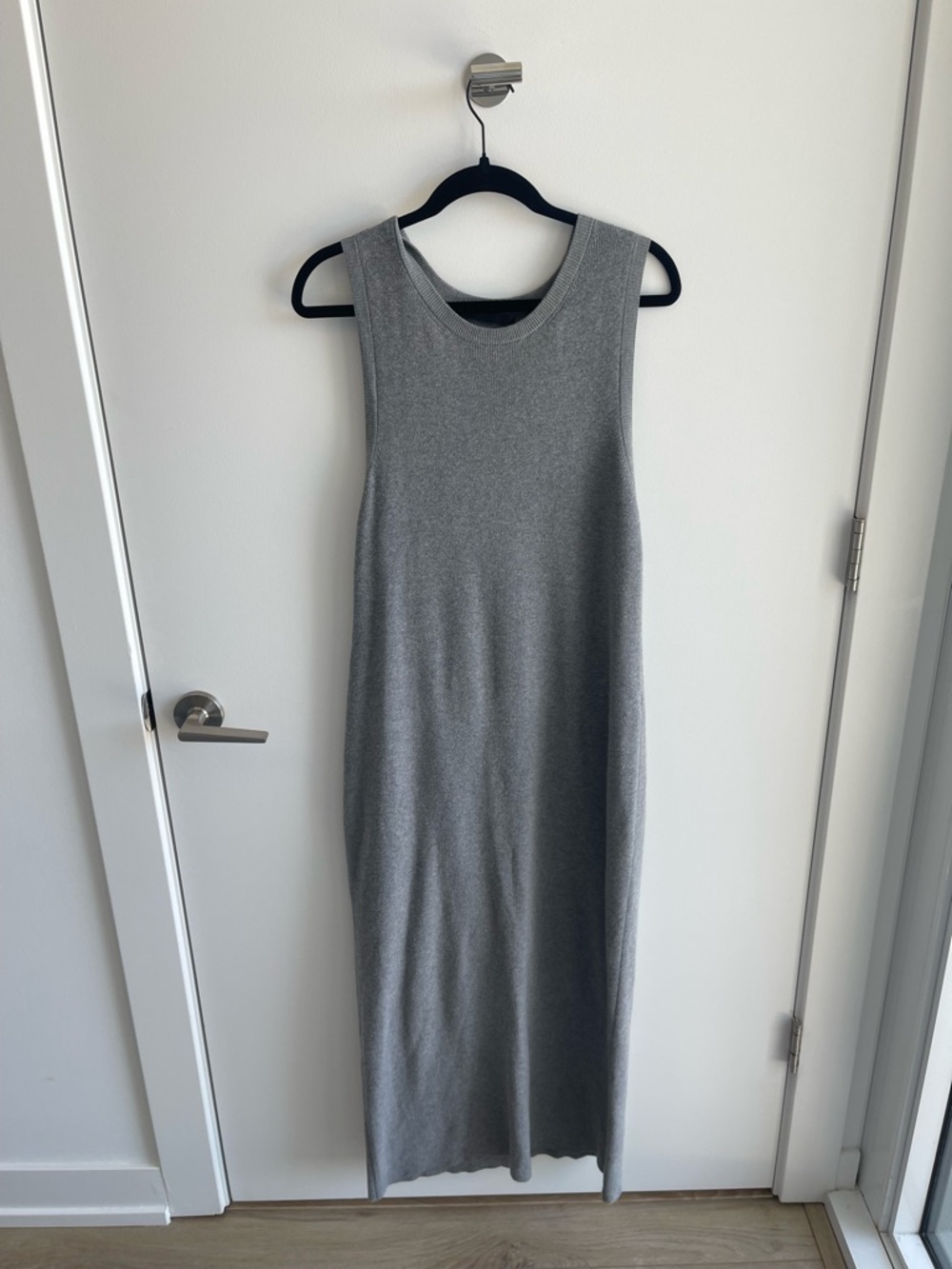 Jenni Kayne Sleeveless Grey Knit Dress